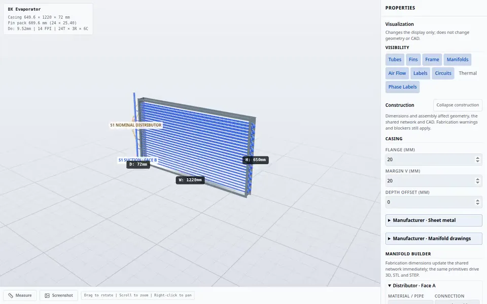 Configure your heat exchanger in 3D